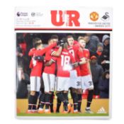 Manchester United vs Swansea matchday programme, signed by Alexis Sanchez