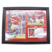 Christiano Ronaldo signed framed card