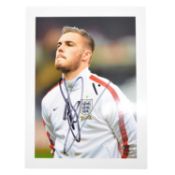 Signed Jack Butland 5x7 colour photograph, whilst playing for England