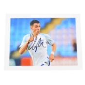 Signed Phil Foden 5x7 colour photograph, whilst playing for England