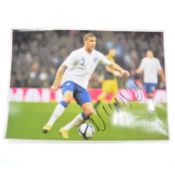 Signed Kyle Walker A4 colour photograph, England