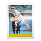 Signed Cauley Woodrow 5x7 colour photograph, whilst playing for England U21