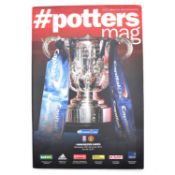 Stoke City vs Manchester United matchday programme signed by Thomas Sorensen