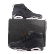 Nike Jordan Flyknit Elevation 23, black/black metallic-silver, UK11,