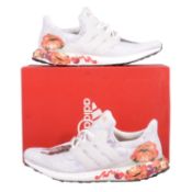 Adidas Ultraboost DNA, white/tiger, UK10.5,