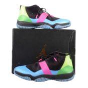 Nike Air Jordan Future Quai 54, black, black, university blue, UK10,