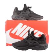 Nike React Presto, black/black-electric green, UK9.5,