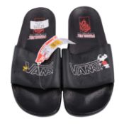 Vans, Slider, Peanuts, black, UK11,