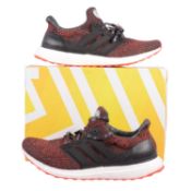 Adidas Pureboost, black/red, UK10.5,