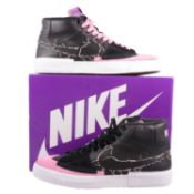 Nike SB Zoom Blazer Mid Edge L, black, pine rise, white, UK10.5,