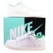 Nike SB Dunk Low OG QS 2, white, lucid green, sail, UK10.5,
