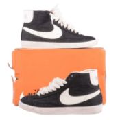 Nike, Blazer Mid, Black/Sail-Stealth, UK 8.5