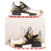 Adidas Pharrell Williams Solar HU NMD, White/Yellow/Black, UK 7