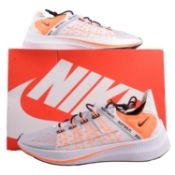 Nike EXP-X14, White/Orange-Black, UK 11