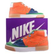 Nike SB Zoom Blazer Mid Edge, Safety orange/Lucky green, UK 10.5
