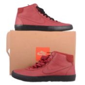 Nike SB Bruin Hi Iso, Red/Maroon-Black, UK 11