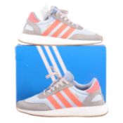 Adidas Iniki Runner, Blue/Grey/Pink, UK 11