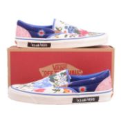 Vans Punk Classic Slip-On, Multicolour/Blue, UK 10.5