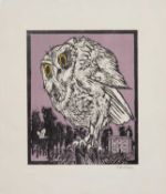 § Rigby Graham (1931-2015) Owls at Leppits Hill
