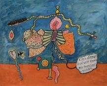 § Alan Davie (1920 - 2014) Songs of the Grackle no. 7