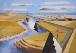 After Paul Nash, The Rye Marshes, East Sussex, limited edition print