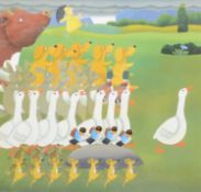 § Reg Cartwright Goose procession