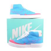 Nike, SB Zoom Blazer Mid Edge, Laser Blue/Watermelon, UK 10, boxed.