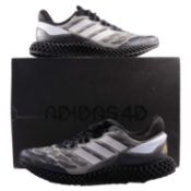 Adidas 4D Run 1.0, Black/Cloud/White, UK11