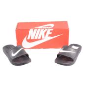 Nike, Kawa Shower, Black/White, UK 10, boxed.