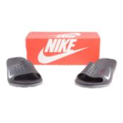 Nike, Air Solarsoft Slide, Black/White, UK 10, boxed.
