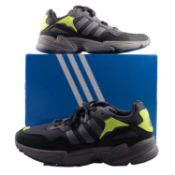 Adidas Yung-96, Carbon/Grey/Yellow, UK 10