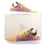 Adidas, Pharrell Williams Tennis HU, Yellow/Multicolour/White, UK 11.5