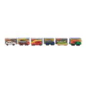 Six Matchbox die-cast models, all boxed