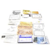 Sixteen 1/72 scale model kits