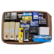 Twenty die-cast model vehicles, mostly Corgi, boxed