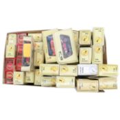 Sixty-six Matchbox die-cast models