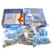 One-hundred and ten Sabertooth Games Combat Hex Lord of the Rings miniatures, boxed