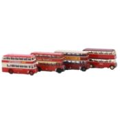 Sixty-three die-cast buses and coaches
