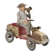 Marke Lehmann tinplate clockwork 'TUT TUT' automobile
