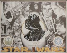 Two Rob Larson Star Wars prints