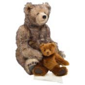 Two Bear Bits teddy bears, 'Augustus', 'Titch'