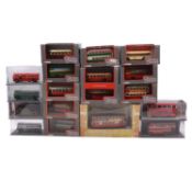 Seventeen Corgi Omnibus die-cast models, boxed