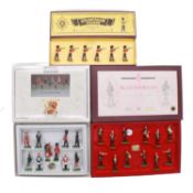 Three Britains lead figure sets, boxed
