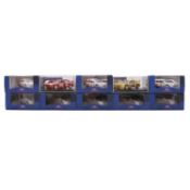 Ten Vitesse die-cast rally cars, boxed