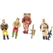 Sixteen GI Joe action figures, with accessories