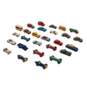 Twenty-eight Dinky die-cast models, play-worn