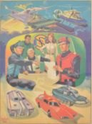 Gerry Anderson 'Captain Scarlet' Spectrum poster