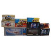 Ten Corgi die-cast models, boxed