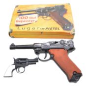 Two Lone Star cap guns, Luger, Gambler