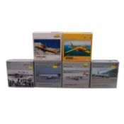 Eleven Herpa model aircraft, boxed